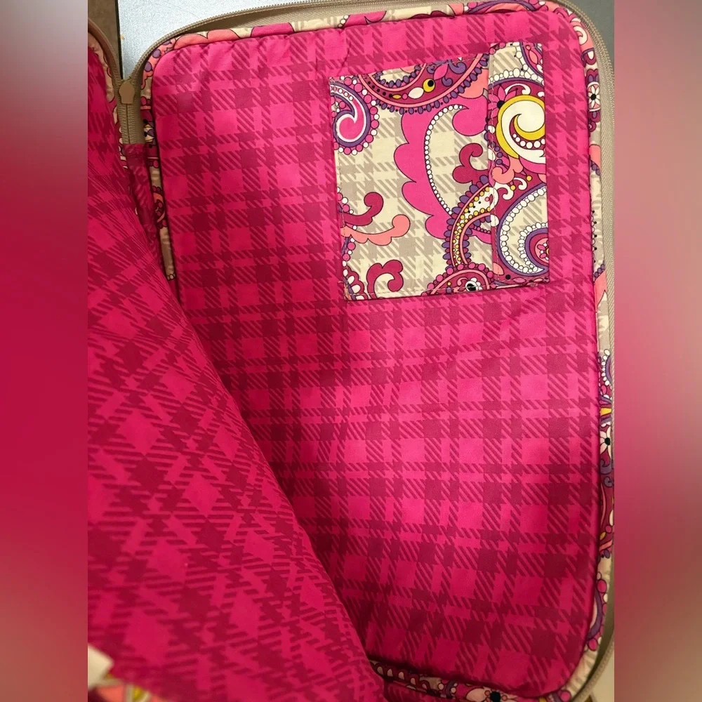 Vera Bradley Pink Paisley Laptop Case